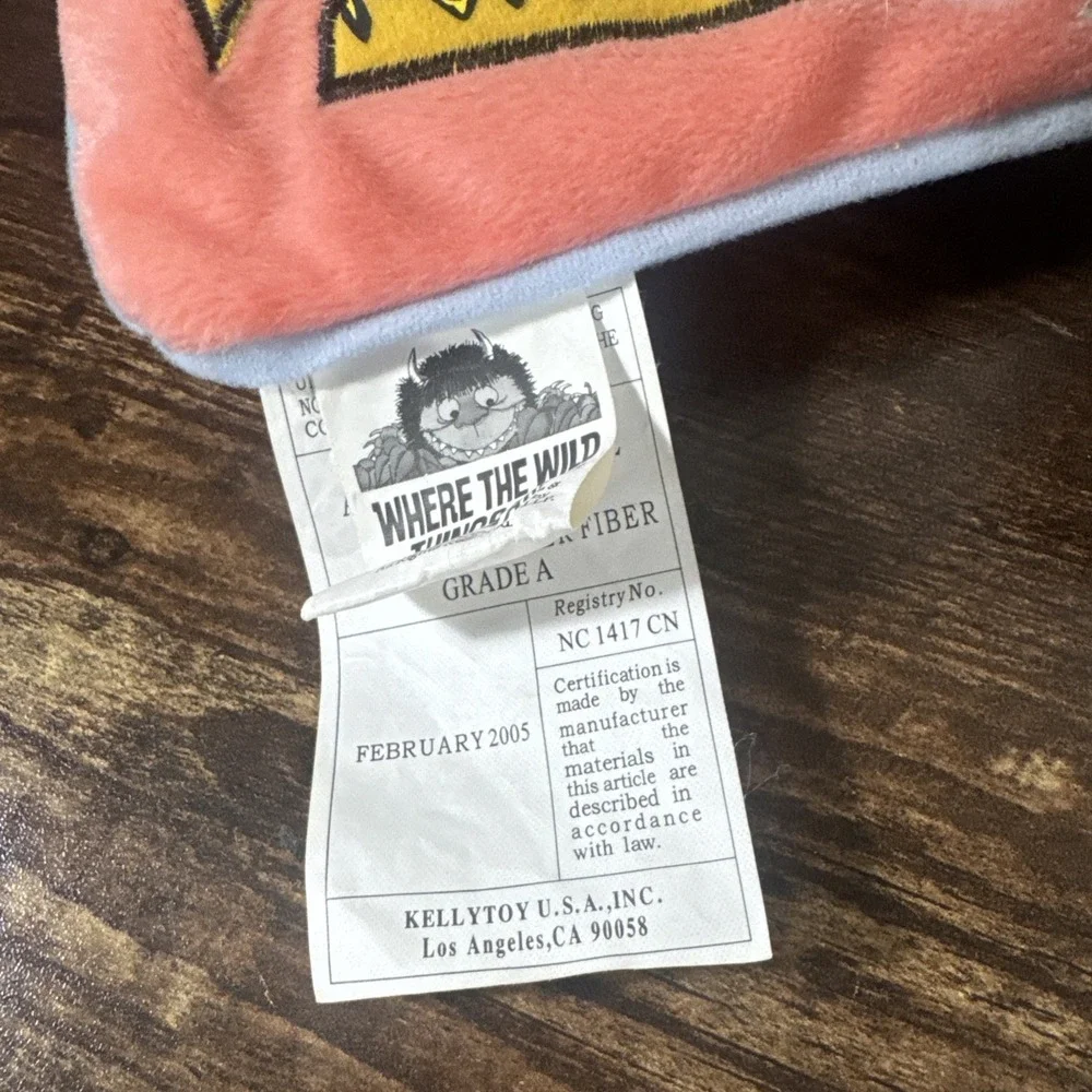 Where The Wild Things Are Decorative Pillow Kids Plush KellyToy